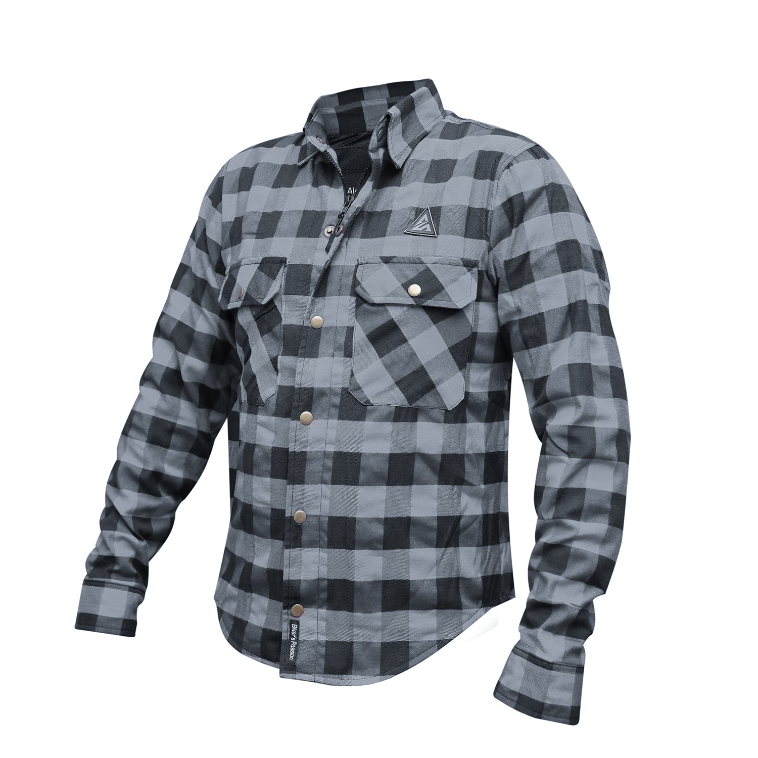 ASC Bikers Protective Kevlar Shirts Grey/Black