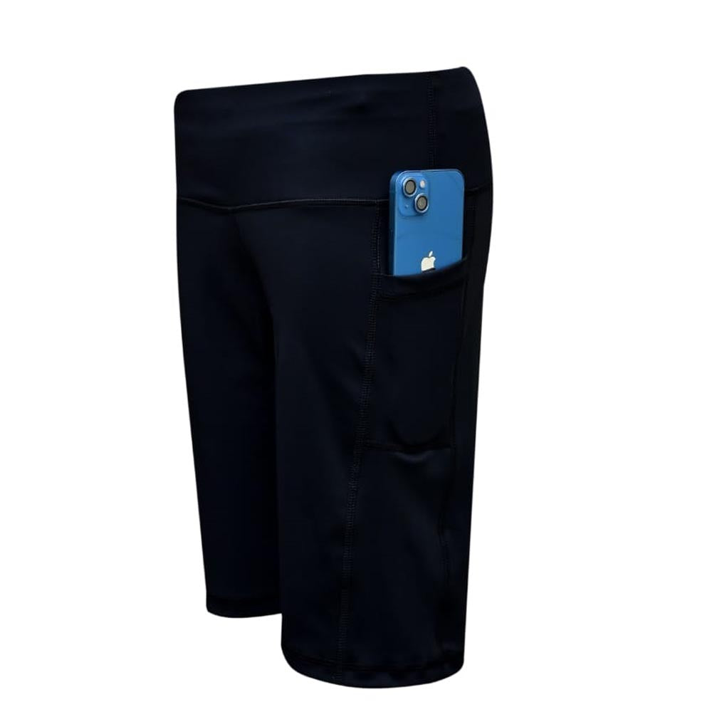 ASC Jet Black High-Waisted Shorts