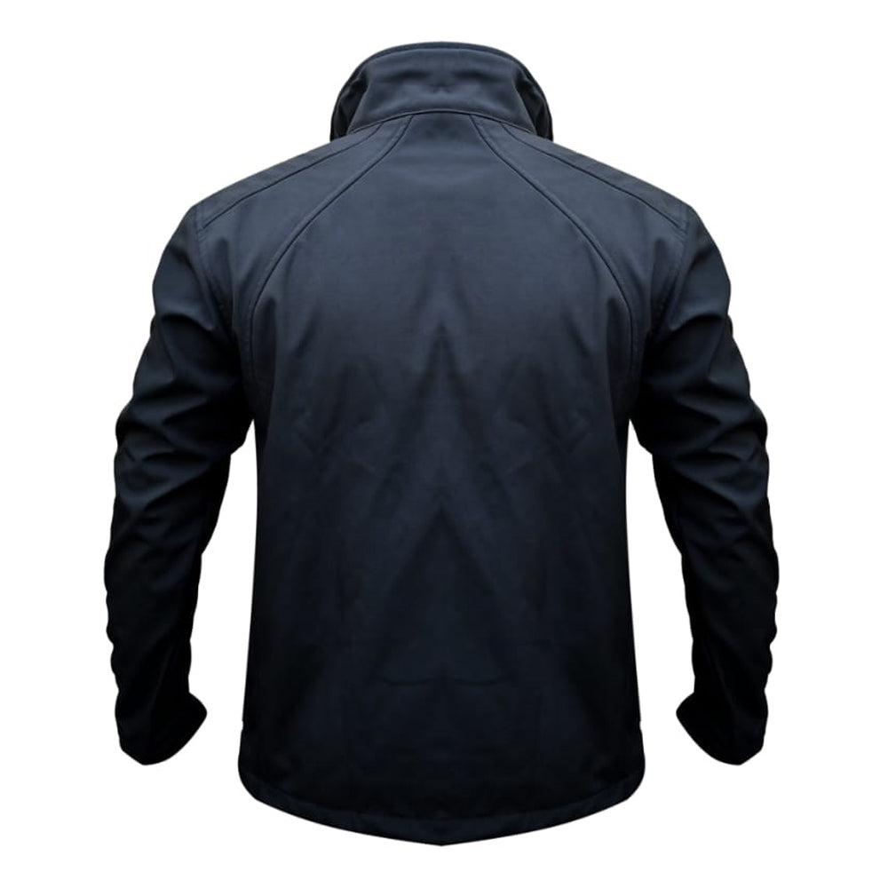 Men’s Softshell Zip-Up Jacket (Black)