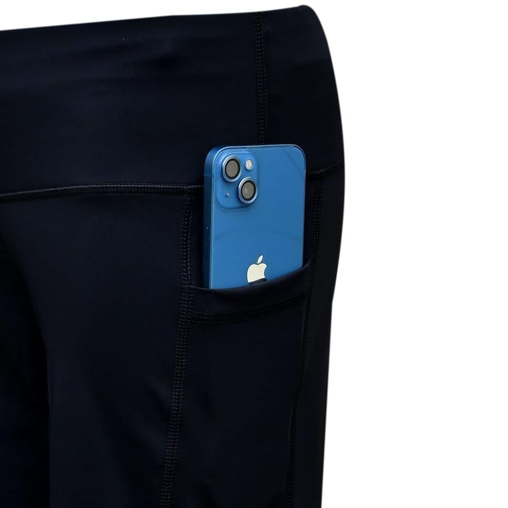 ASC Jet Black High-Waisted Shorts