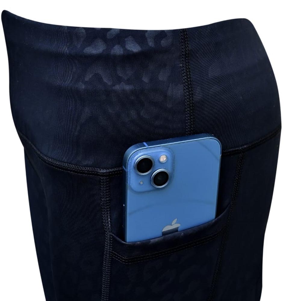 ASC Black High-Waisted Leopard Print Leggings