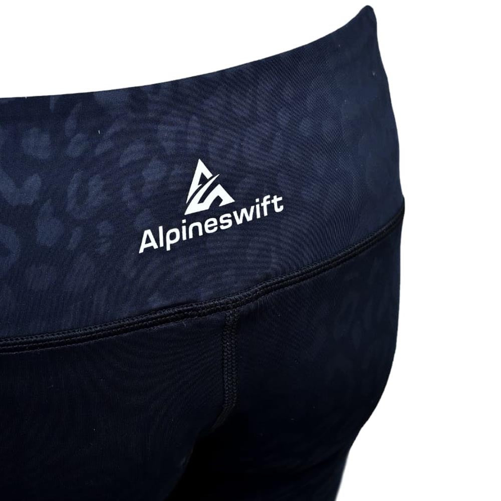 ASC Black High-Waisted Leopard Print Leggings